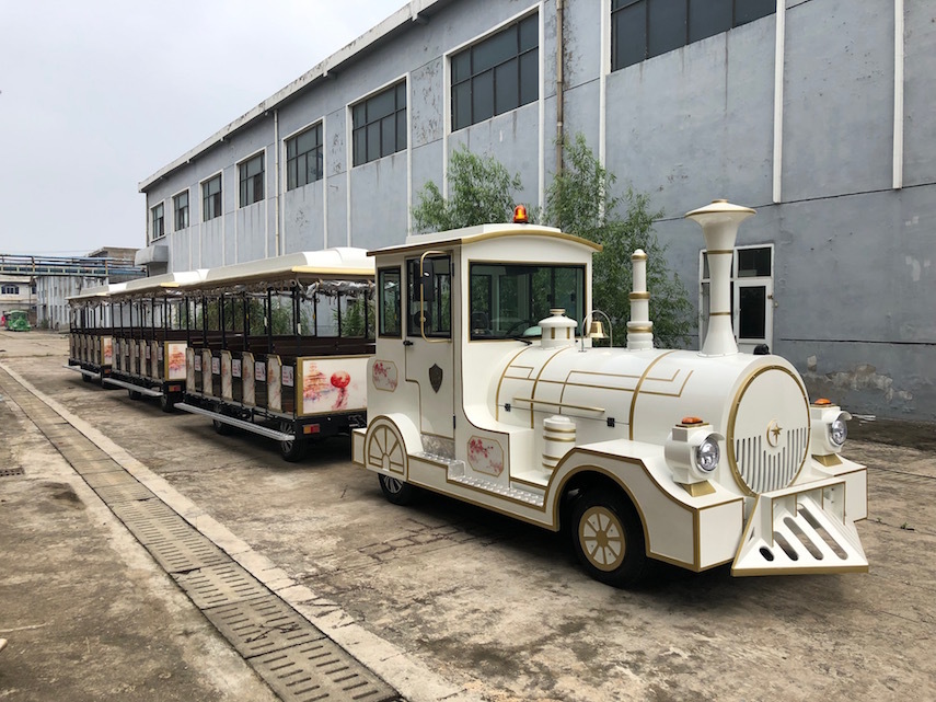色彩非常绚丽的观光火车（全彩车厢）